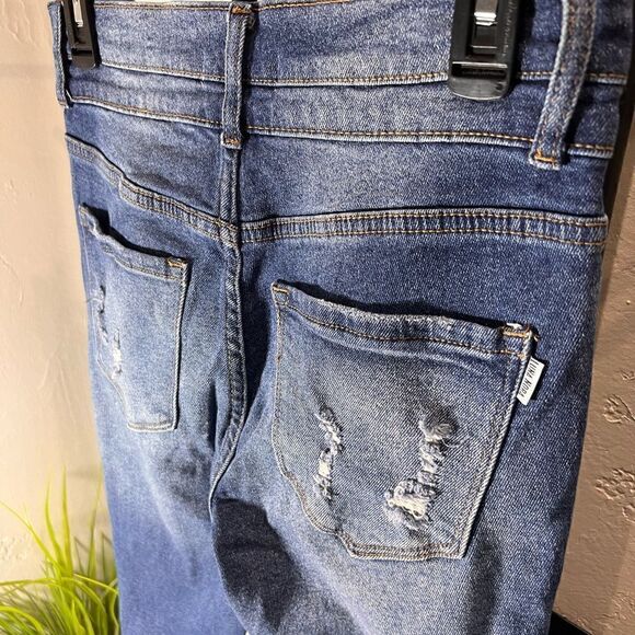 Luna Nora high rise skinny jeans distressed size 8 - Picture 7 of 16